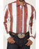 Image #3 - Wrangler Men's Vintage Brushpopper Striped Print Long Sleeve Snap Western Shirt, , hi-res