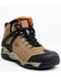 Hawx Men's Talon 2 Deep Taupe Waterproof Lace-Up Hiking Work Boots - Broad Square Toe , Taupe, hi-res