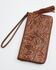 Image #1 - Shyanne Women's Tooled Wallet, Brown, hi-res