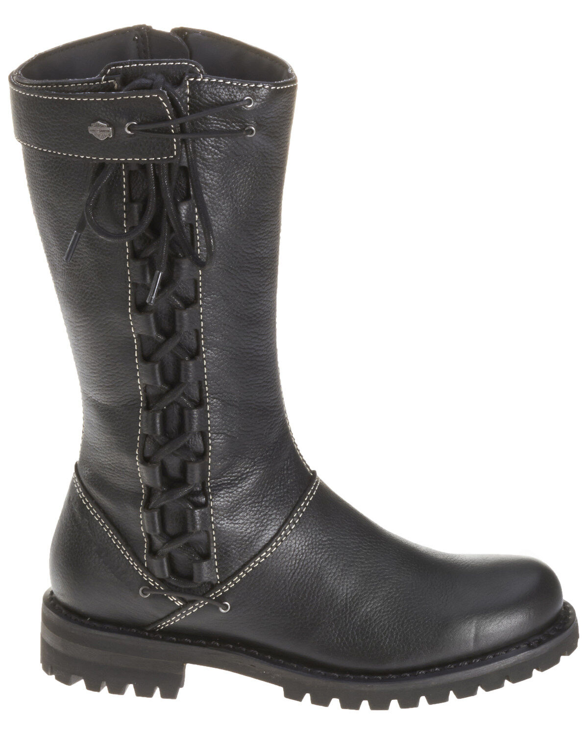 Image #2 - Harley Davidson Women's Melia Moto Boots - Round Toe, , hi-res