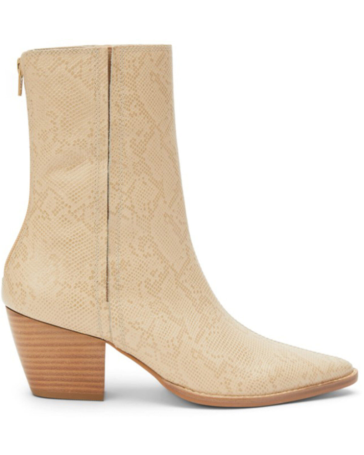Image #2 - Matisse Women's Annabelle Western Fashion Booties - Round Toe, Natural, hi-res