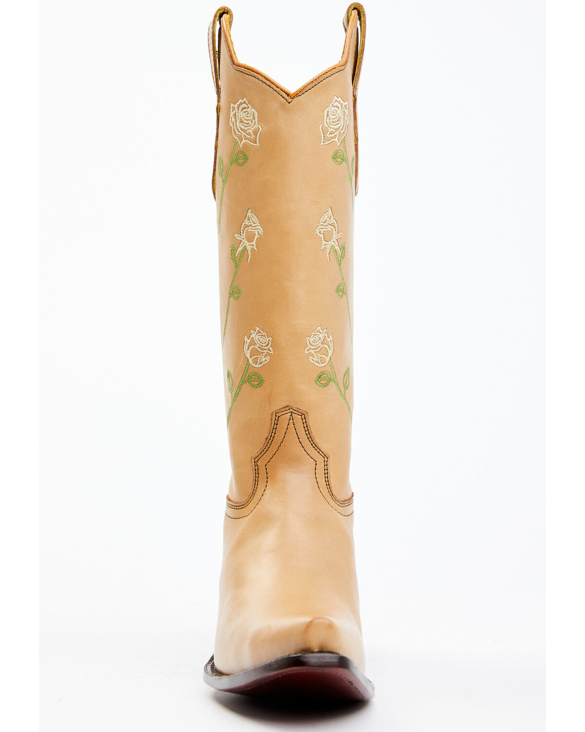 Image #4 - Planet Cowboy Women's Saharan Dozen Roses Western Boot - Snip Toe, Tan, hi-res