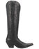 Image #2 - Dingo Women's Raisin Kane Tall Western Boots - Snip Toe, Black, hi-res
