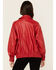 Image #4 - Revel Women's Faux Leather Jacket, Red, hi-res
