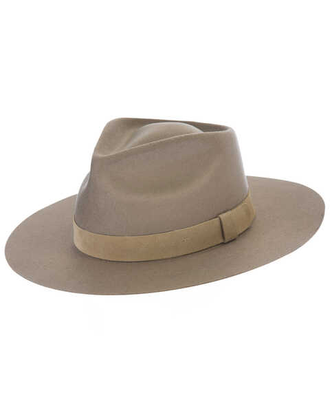 Black Creek Tan Crushable Western Wool Felt Hat , Tan, hi-res