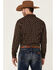 Image #4 - Moonshine Spirit Men's Mahogany Plaid Long Sleeve Snap Western Shirt, Burgundy, hi-res