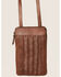Image #2 - Cleo + Wolf Women's Basketweave Leather Crossbody Bag, Brown, hi-res