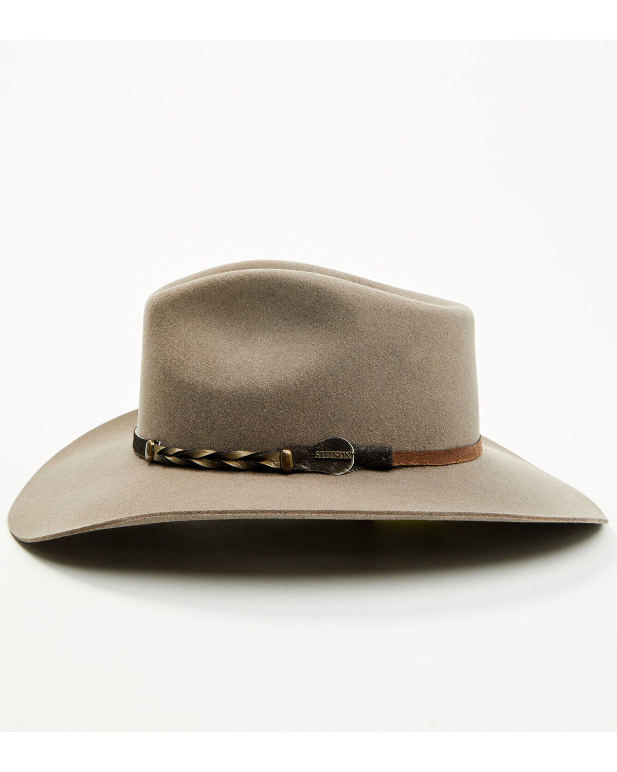 Image #3 - Stetson Drifter 4X Buffalo Fur Felt Hat, Stone, hi-res