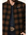Image #3 - Cinch Men's Plaid Print Concealed Carry Zip Jacket, Brown, hi-res
