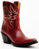 Image #1 - Idyllwind Women's Wheels Western Booties - Round Toe, Red, hi-res