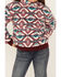 Image #3 - Shyanne Girls' Fuzzy Sherpa Southwestern Print Pullover, Ivory, hi-res