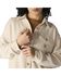 Image #2 - Carhartt Women's Oversized Fit Heavyweight Waffle Knit Work Shirt, Ivory, hi-res