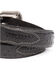 Cody James Men's Ostrich Print Embroidered Western Buckle Belt , Black, hi-res