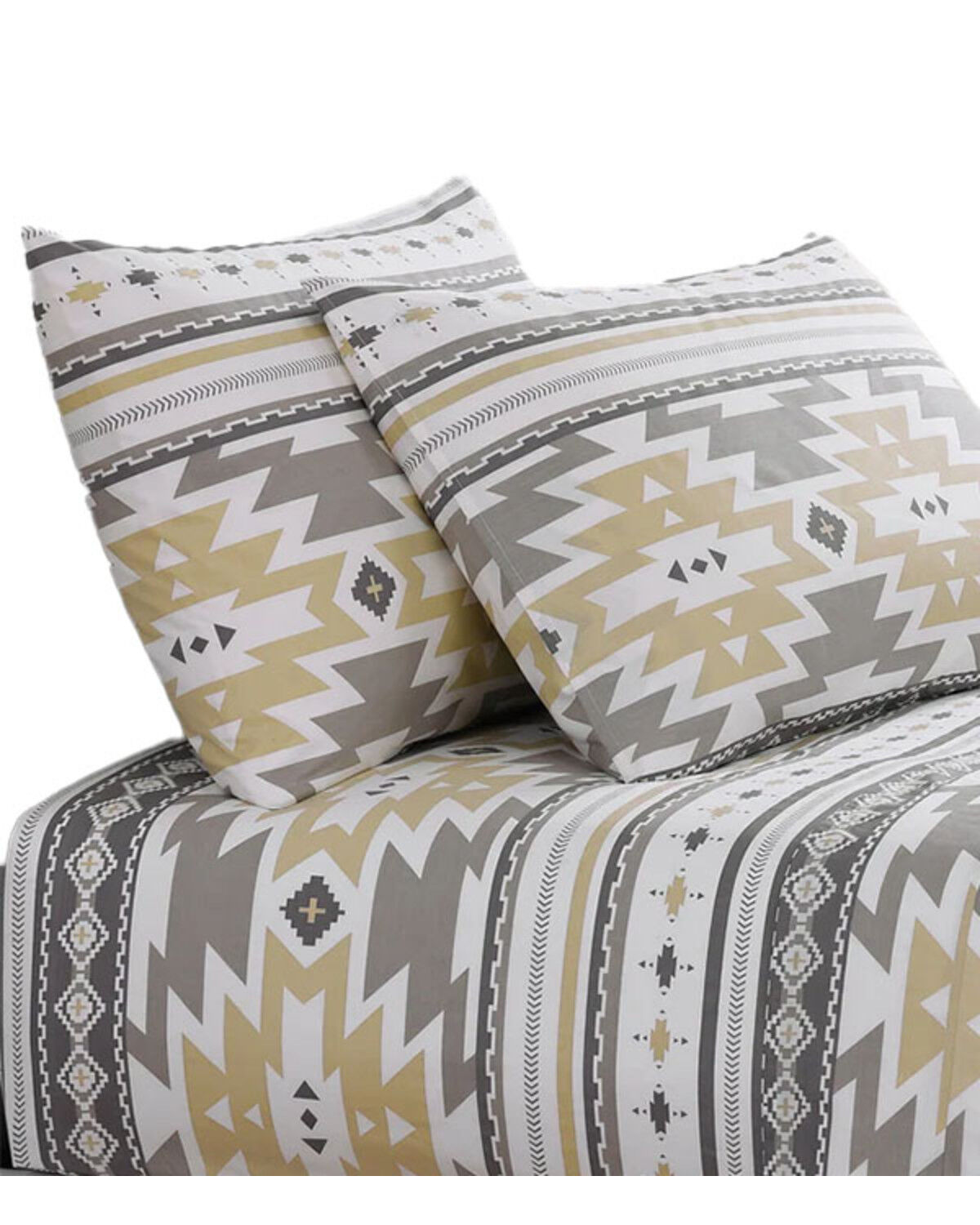 Image #1 - HiEnd Accents 200TC Cotton Desert Sage 3 Piece Sheet Set - Twin Size, Multi, hi-res