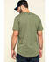 Image #2 - Hawx Men's Olive Solid Pocket Short Sleeve Work T-Shirt, , hi-res