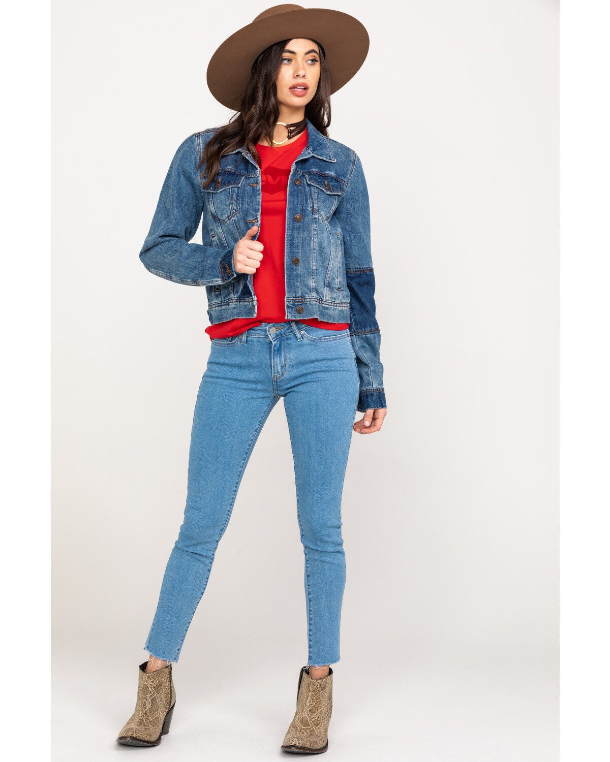 Image #6 - Free People Women's Rumors Denim Jacket, , hi-res