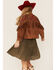 Maggie Sweet Women's Tango Floral Fringe Jacket, Tan, hi-res