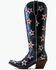 Image #2 - Ariat Women's Casanova Star Metallic Western Boots - Snip Toe, Light Blue, hi-res