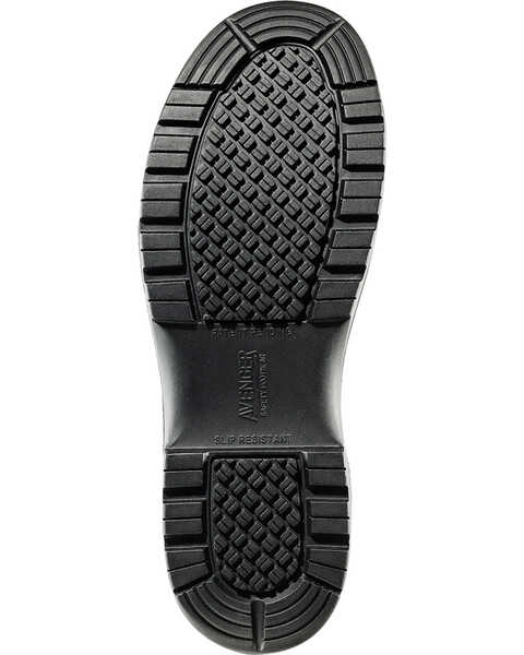 Image #2 - Avenger 7408 Leather Comp Toe Slip on EH Work Shoe, Black, hi-res