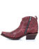 Image #3 - Corral Women's Red Python Fashion Booties - Snip Toe, , hi-res