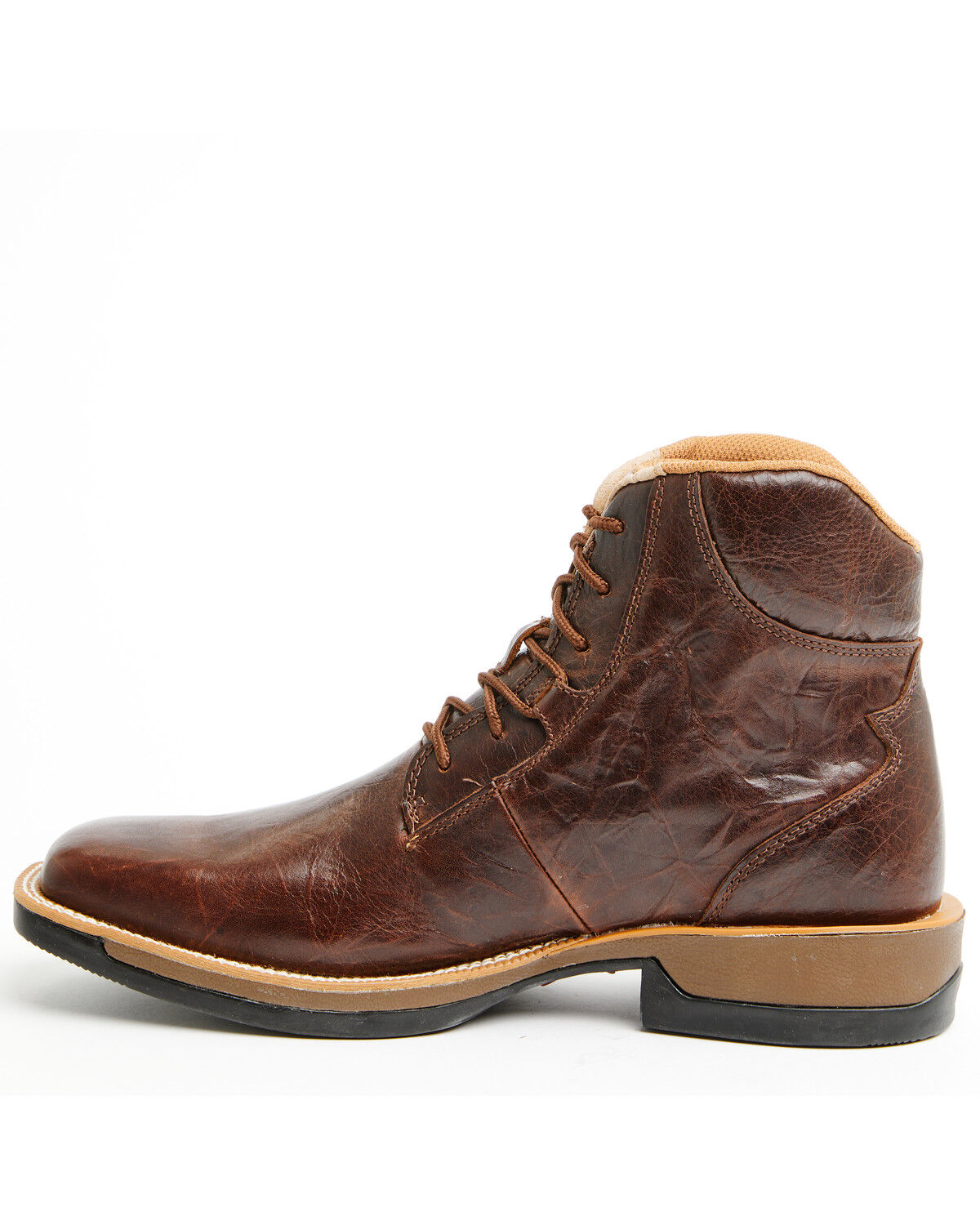 Image #3 - Twisted X Men's 6" Tech X™ Lace Up Casual Boots - Broad Square Toe, Brown, hi-res