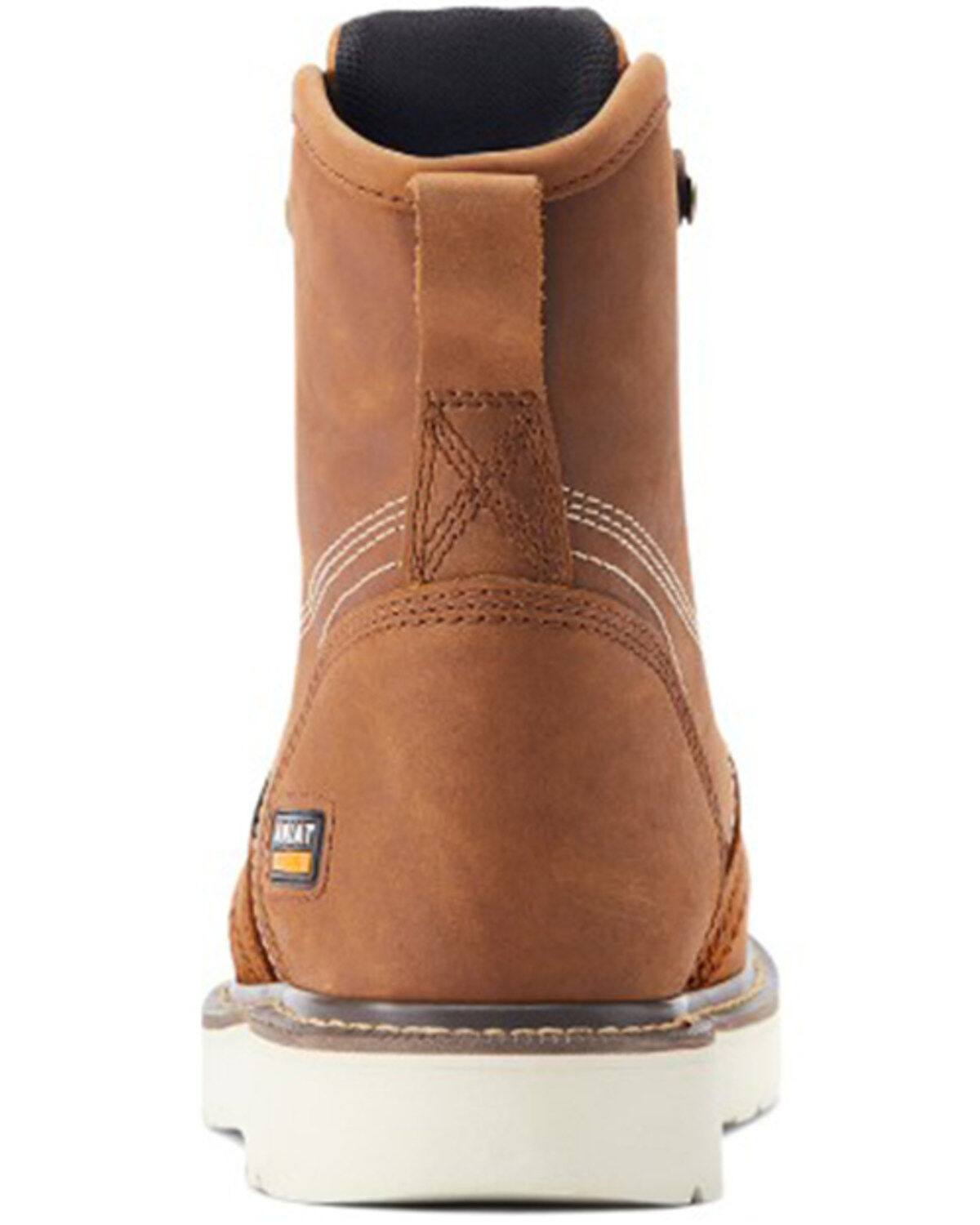 Image #3 - Ariat Men's Rebar 6" Waterproof Work Boots - Composite Toe, Brown, hi-res