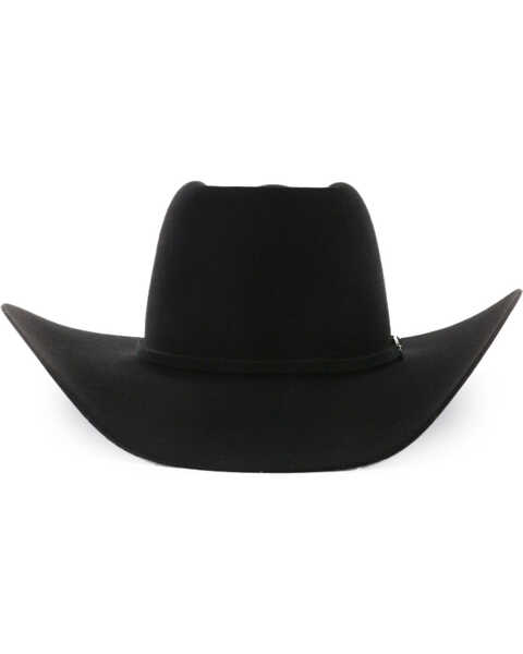 Image #3 - Rodeo King Men's Brick 5X Felt Cowboy Hat, Black, hi-res