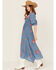 Image #2 - Wild Moss Women's Floral Embroidered Midi Dress, , hi-res