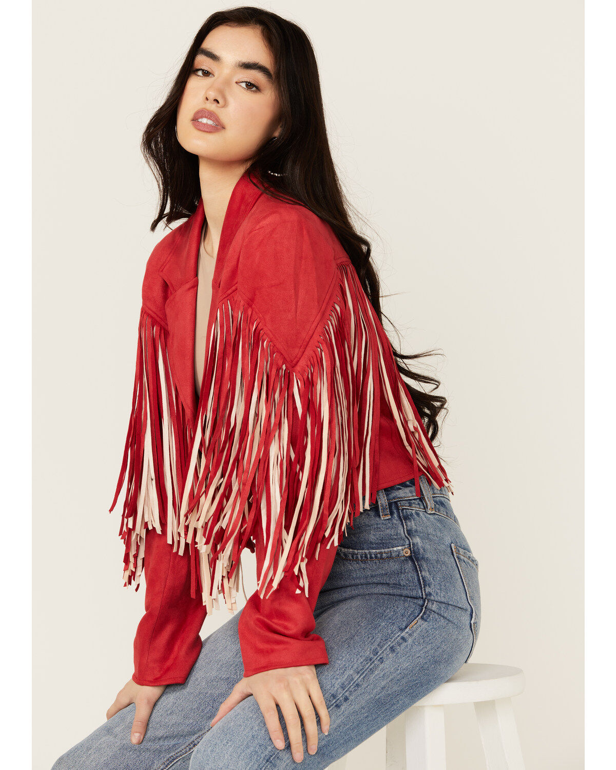 Image #1 - Saints & Hearts Women's Fringe Jacket, , hi-res