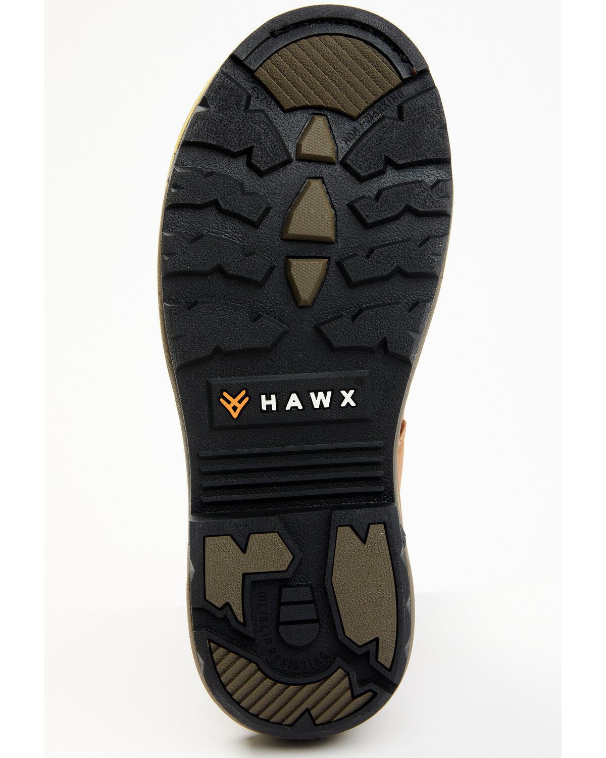 Image #7 - Hawx Men's 8" Crew Chief Internal Internal Met Guard Work Boots - Composite Toe, Brown, hi-res