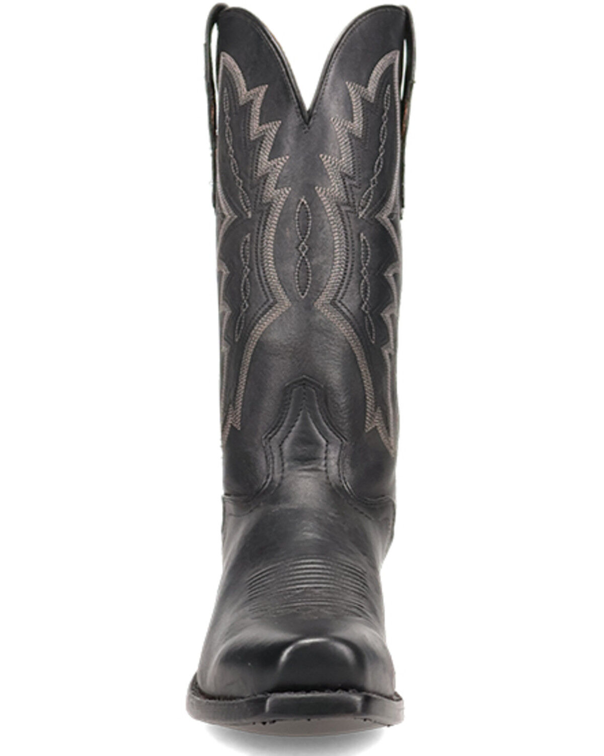 Image #4 - El Dorado Men's Handmade Vanquished Calf Western Boots - Square Toe, Black, hi-res