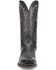 Image #4 - El Dorado Men's Handmade Vanquished Calf Western Boots - Square Toe, Black, hi-res