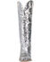 Image #4 - Dingo Women's Sequin Dance Hall Queen Tall Western Boots - Snip Toe, Silver, hi-res