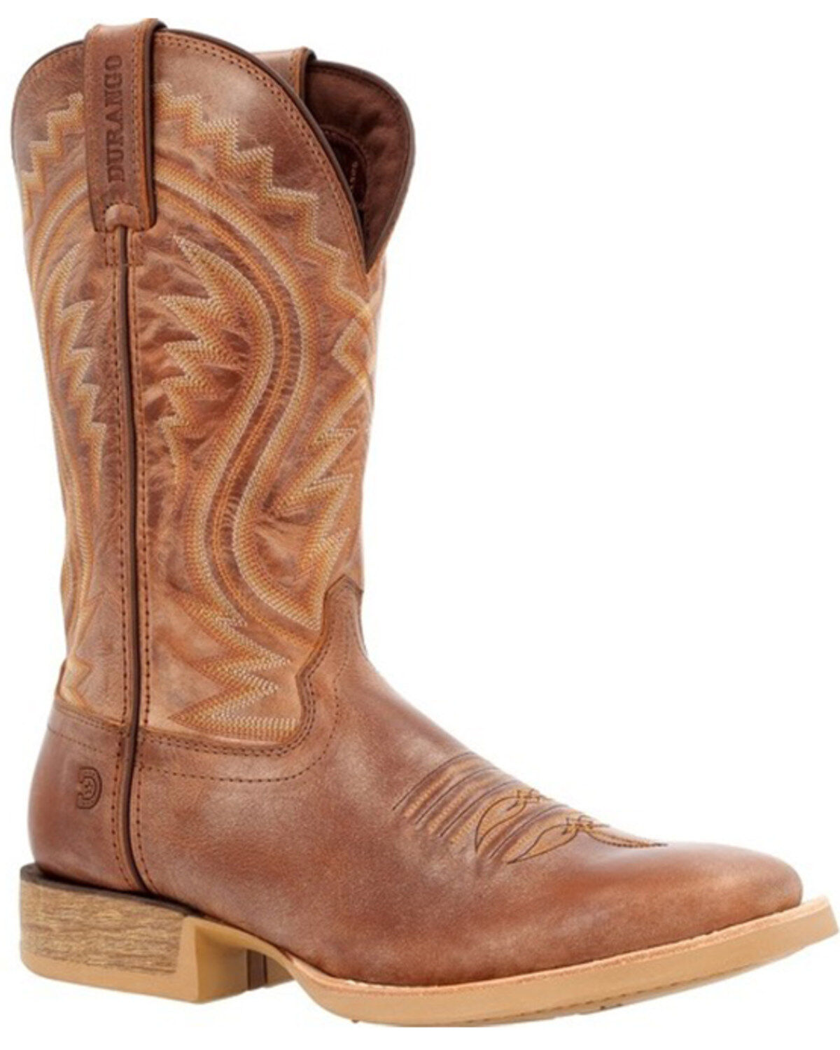 Image #1 - Durango Men's Rebel Pro Western Performance Boots - Broad Square Toe, Tan, hi-res