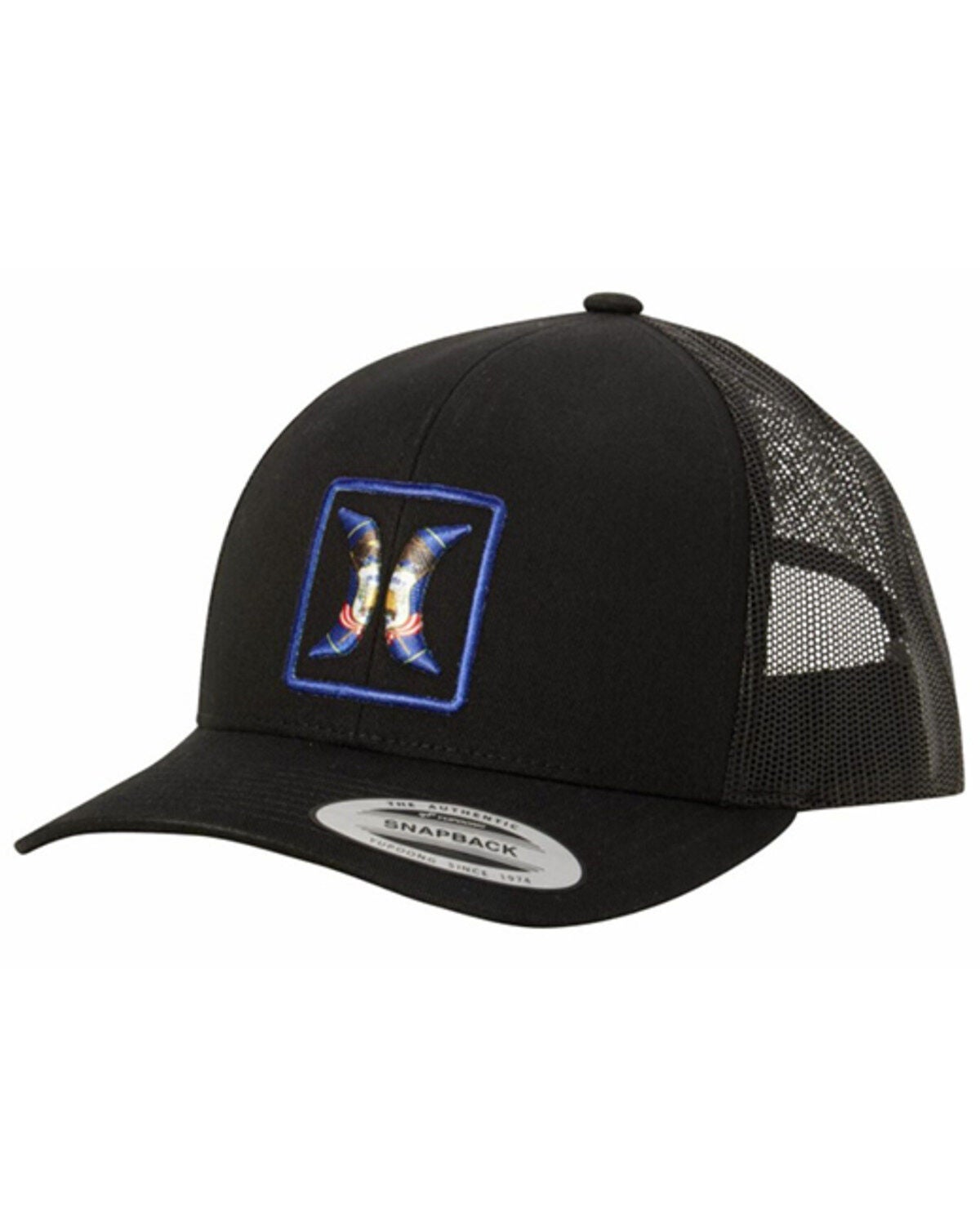 Hurley Men's Utah Embroidered Logo Ball Cap, Black, hi-res