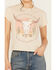 Image #3 - White Crow Women's Desert Steer Head Graphic Tee, Oatmeal, hi-res