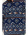 Wrangler Men's Southwestern Print 1/4 Zip Pullover, Blue, hi-res