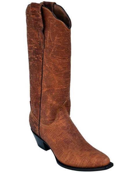 Image #1 - Ferrini Women's Arizona Brown Western Boots - Round Toe, , hi-res