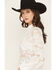 Image #2 - Shyanne Women's Fringe Long Sleeve Button-Down Lace Shirt, Ivory, hi-res