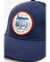 Image #2 - Stetson Men's Bison Circle Patch Trucker Cap, Navy, hi-res