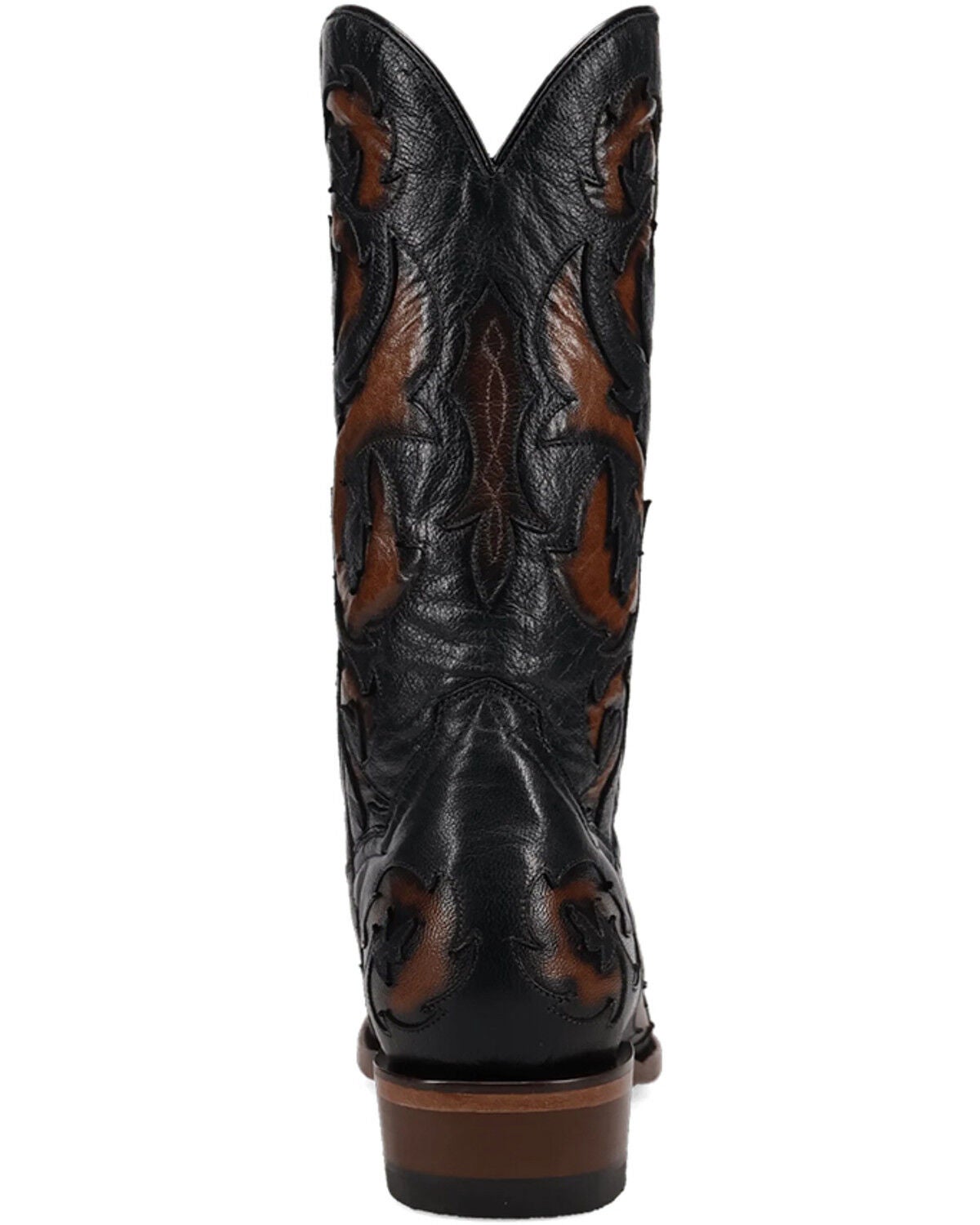 Image #5 - Dan Post Men's Tularosa Inlay Tall Western Boots - Snip Toe, Black, hi-res