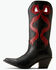 Image #2 - Ariat Women's Beaux Western Boots - Round Toe, Black, hi-res