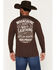 Image #1 - Moonshine Spirit&reg;&nbsp;Men's Moonshine Still Long Sleeve Graphic T-Shirt, Brown, hi-res