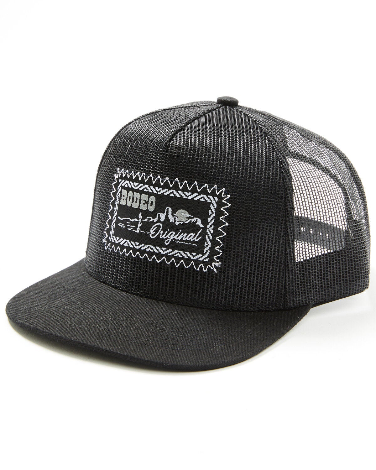 RANK 45&reg; Men's Rodeo Original Ball Cap, Black, hi-res