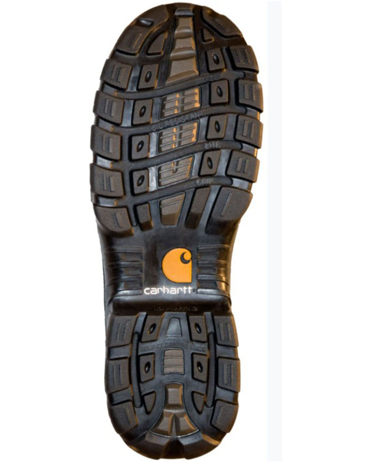 Image #2 - Carhartt Men's 8" Internal Met Guard Work Boots - Composite Toe, Brown, hi-res