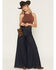 Image #1 - Avondayle Women's Geo Print Leather Clutch, Black, hi-res