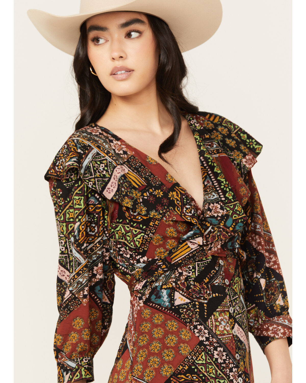 Image #2 - Free People Women's Lennon Long Sleeve Maxi Dress, , hi-res