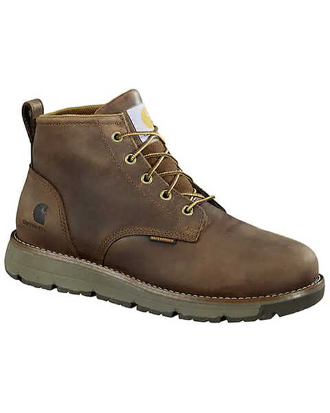 Carhartt Men's Millbrook 5" Waterproof Work Boots - Steel Toe, Brown, hi-res