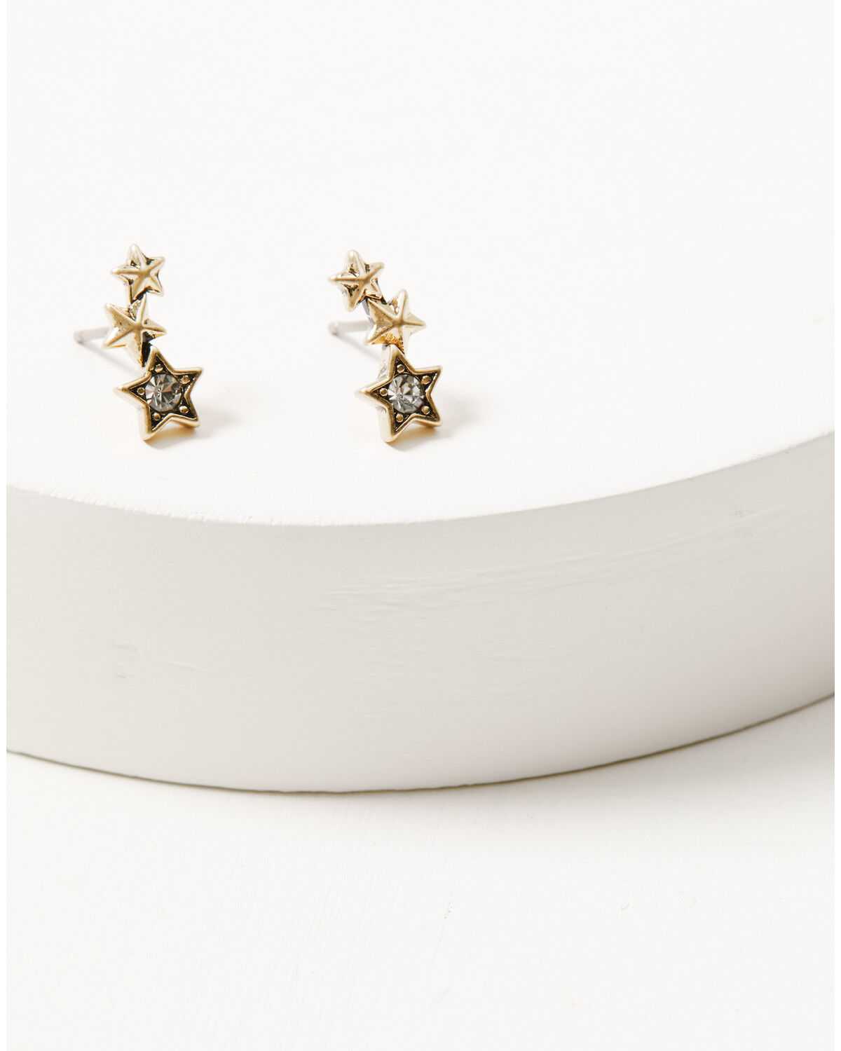 Image #3 - Lainey Wilson Women's Country Cool  Star Earring Set - 3 Piece, Gold, hi-res