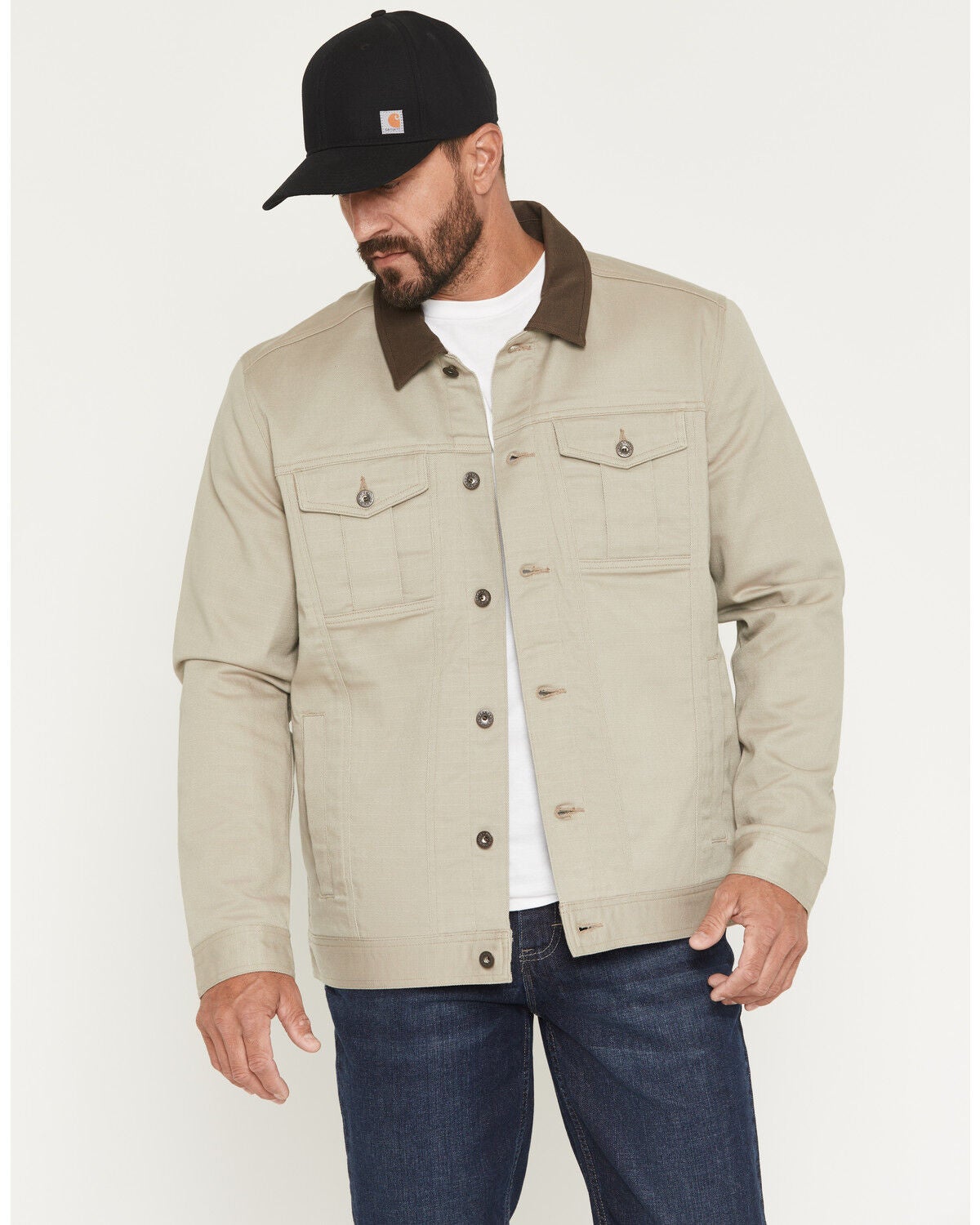 Cody James Men's FR Ozark Solid Jacket, Tan, hi-res